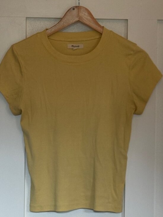 Tops - Women's Crewneck Tee - Yellow